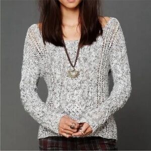 free people west end pullover sweater long sleeve Size Small
